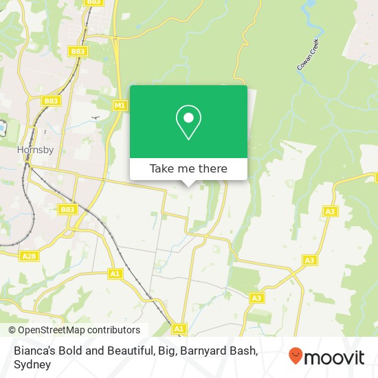 Bianca's Bold and Beautiful, Big, Barnyard Bash map