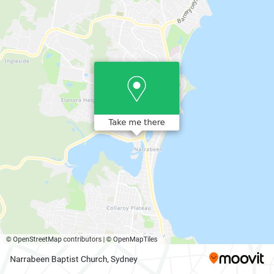 Narrabeen Baptist Church map