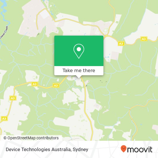 Device Technologies Australia map