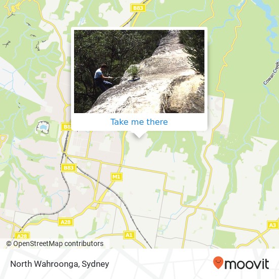 Mapa North Wahroonga