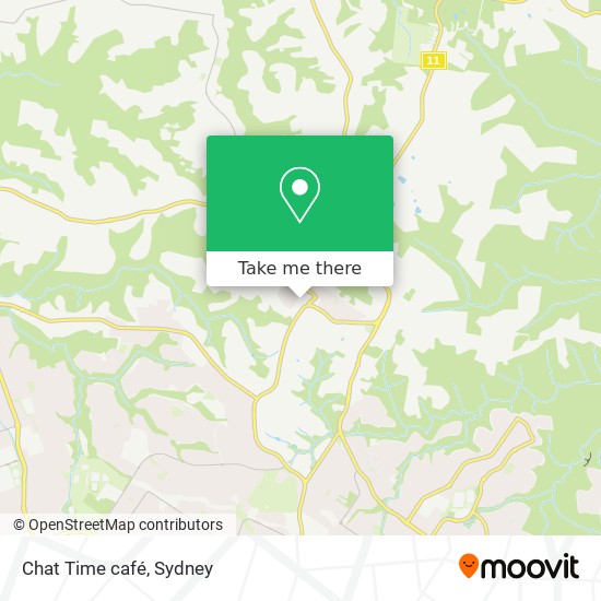 Mapa Chat Time café