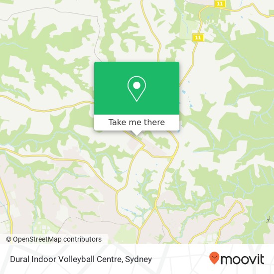 Dural Indoor Volleyball Centre map