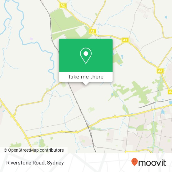 Mapa Riverstone Road