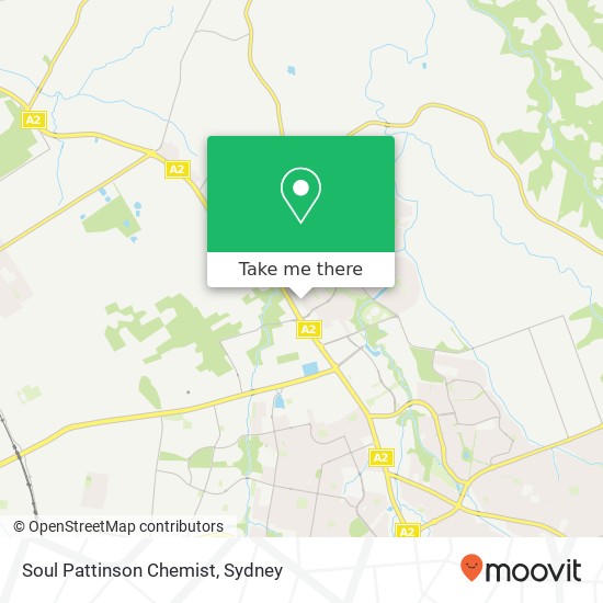 Soul Pattinson Chemist map