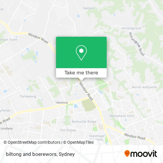 biltong and boerewors map