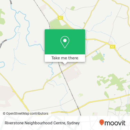 Mapa Riverstone Neighbourhood Centre
