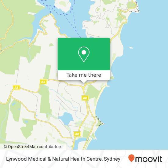 Mapa Lynwood Medical & Natural Health Centre