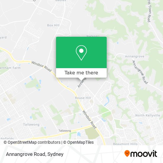 Mapa Annangrove Road