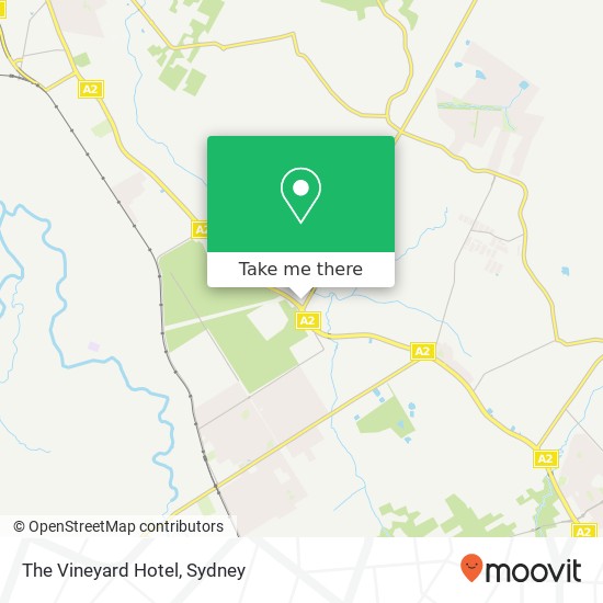 The Vineyard Hotel map