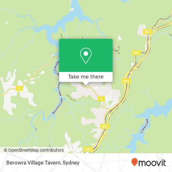 Berowra Village Tavern map