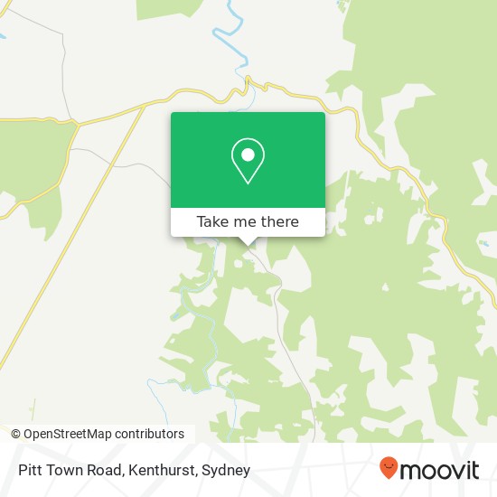 Pitt Town Road, Kenthurst map