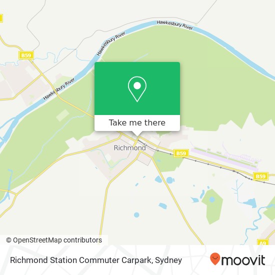 Richmond Station Commuter Carpark map