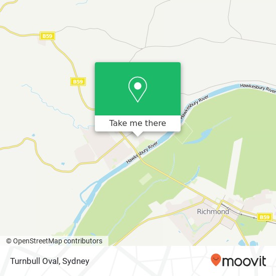 Turnbull Oval map