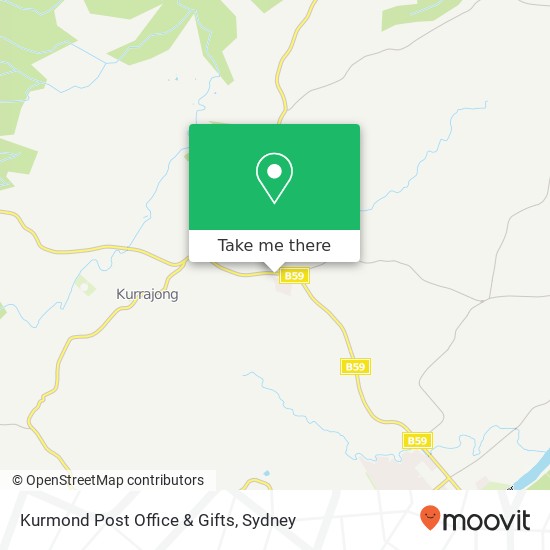 Kurmond Post Office & Gifts map