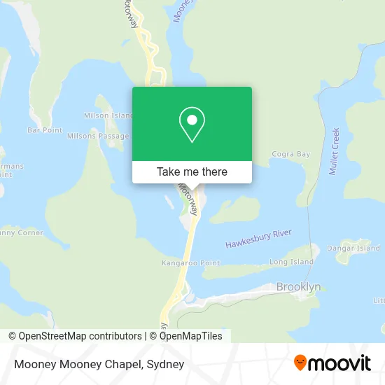 Mapa Mooney Mooney Chapel