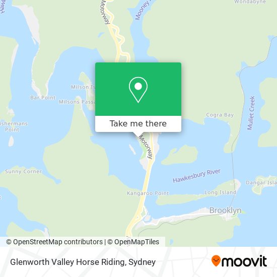 Glenworth Valley Horse Riding map