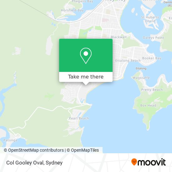 Col Gooley Oval map