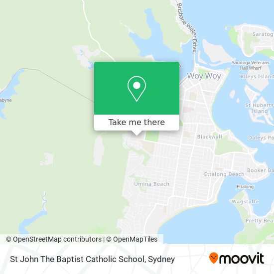 Mapa St John The Baptist Catholic School