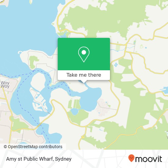 Amy st Public Wharf map