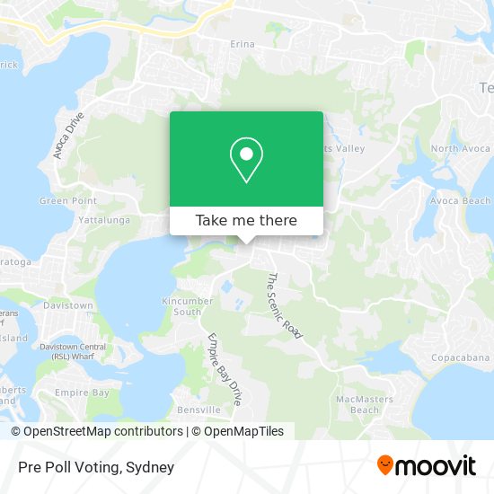 Pre Poll Voting map