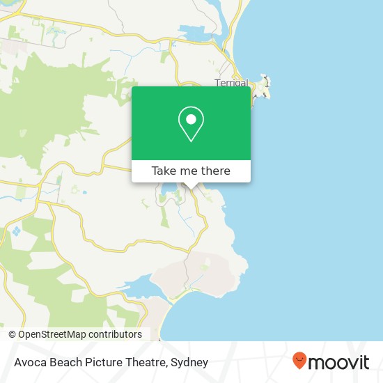 Avoca Beach Picture Theatre map