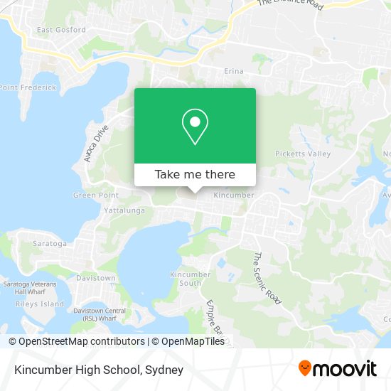 Kincumber High School map