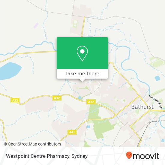Westpoint Centre Pharmacy map