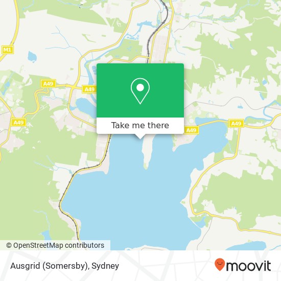 Ausgrid (Somersby) map