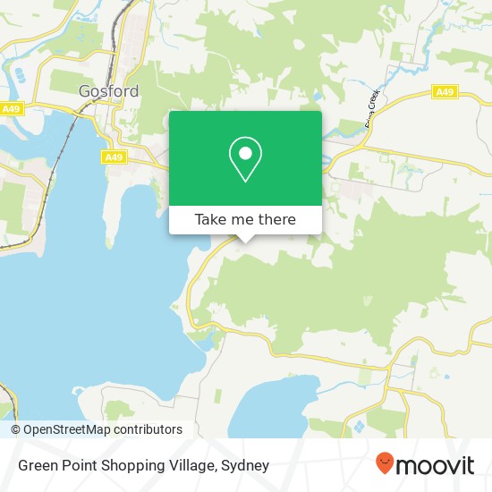 Mapa Green Point Shopping Village