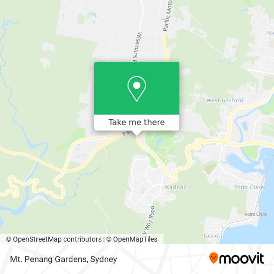 Mt. Penang Gardens map