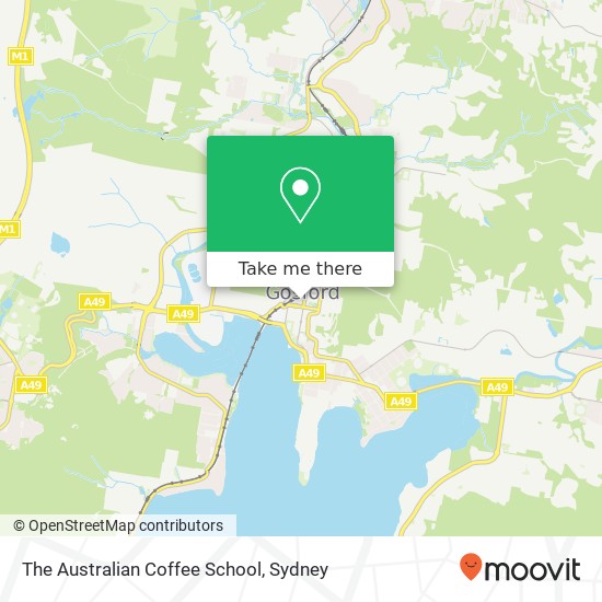 The Australian Coffee School map