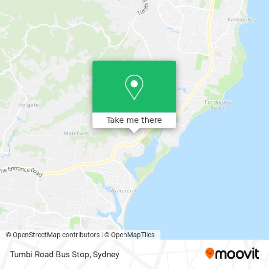Mapa Tumbi Road Bus Stop