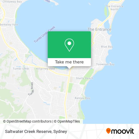 Saltwater Creek Reserve map