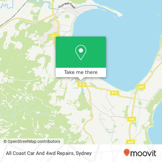 All Coast Car And 4wd Repairs map