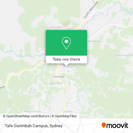 Mapa Tafe Ourimbah Campus