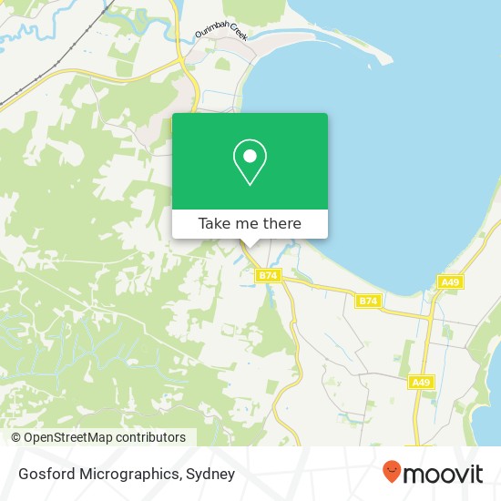 Gosford Micrographics map