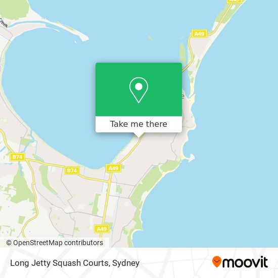 Long Jetty Squash Courts map