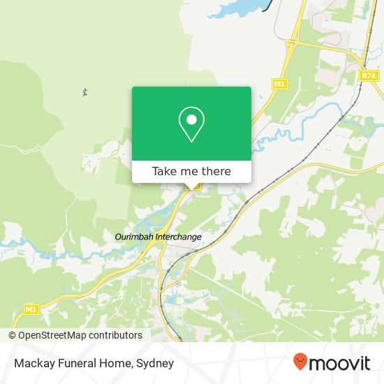 Mackay Funeral Home map