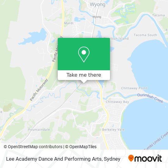 Lee Academy Dance And Performing Arts map