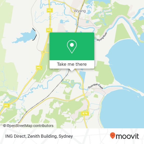 ING Direct, Zenith Building map