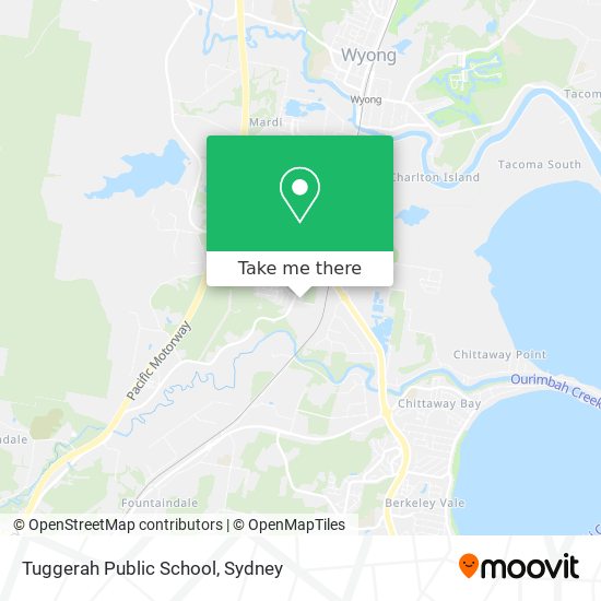 Tuggerah Public School map