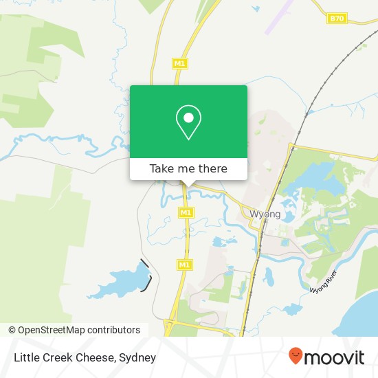 Little Creek Cheese map