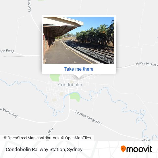 Condobolin Railway Station map