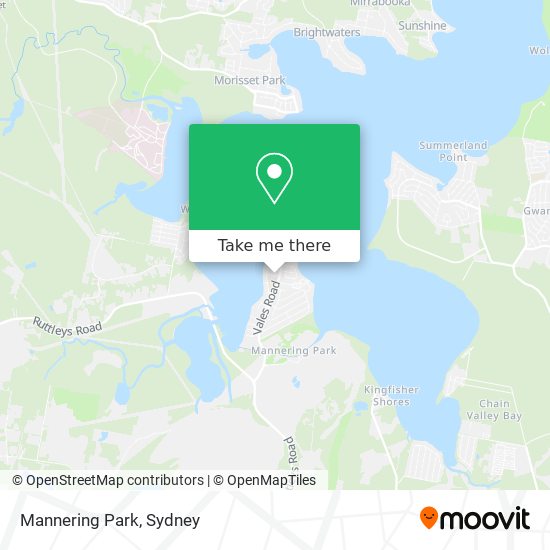 Mapa Mannering Park