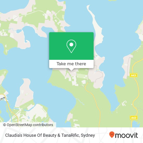 Claudia's House Of Beauty & TanaRific map