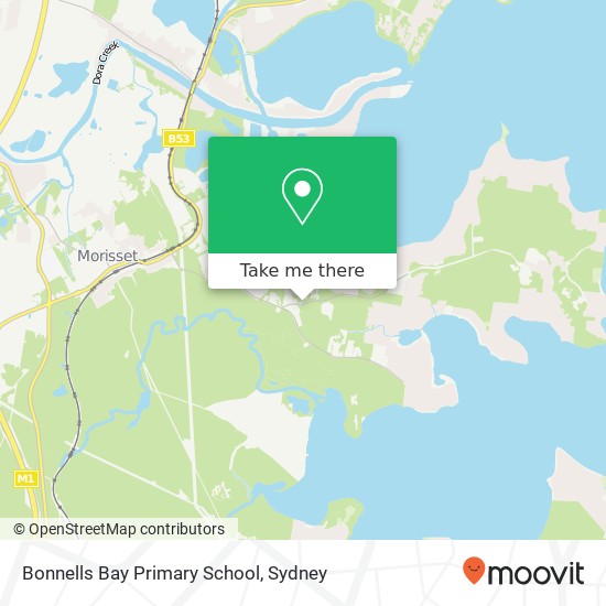 Mapa Bonnells Bay Primary School