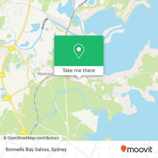 Bonnells Bay Salvos map