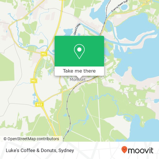 Mapa Luke's Coffee & Donuts