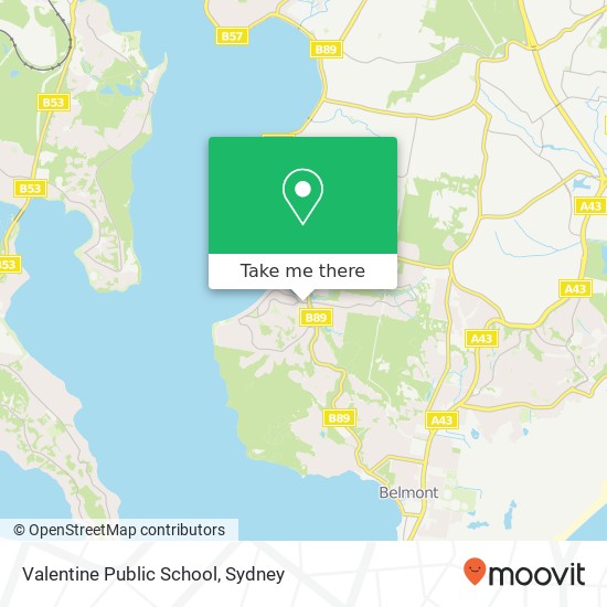 Valentine Public School map