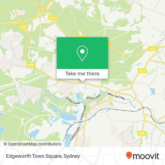 Edgeworth Town Square map